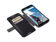 Калъфи Krusell Malmö Flip Cover за Motorola Google Nexus 6 (черен)