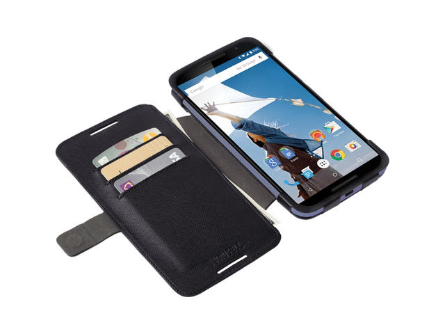 Калъфи Krusell Malmö Flip Cover за Motorola Google Nexus 6 (черен)