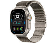Смарт часовници Apple Watch Ultra 4 GPS + Cellular - Milanese Loop, Natural Titanium, Medium