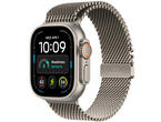 Смарт часовници Apple Watch Ultra 4 GPS + Cellular - Milanese Loop, Natural Titanium, Large