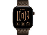 Смарт часовници Apple Watch Series 12 42mm - GPS + Cellular - Aluminum, Dark Bronze, Milanese Loop, M/L