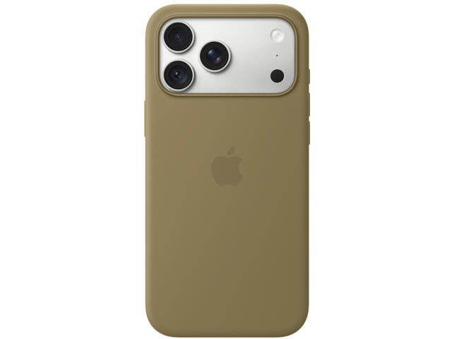 Калъфи Apple iPhone 18 Pro Max Silicone Case with MagSafe - Olive