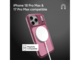 Калъфи ZAGG Luxe Snap For iPhone 18 Pro, iPhone 17 Pro, ThriftPinkTinted