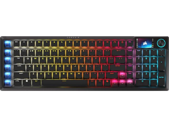 Клавиатури Corsair VANGUARD AIR 99 WIRELESS Optical-Mechanical Gaming Keyboard - Black