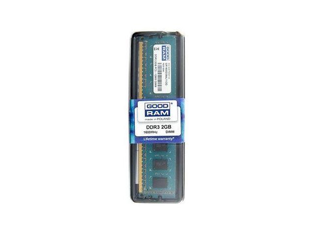 Оперативна памет GOODRAM 2GB (1x 2048MB) DDR3 1600MHz
