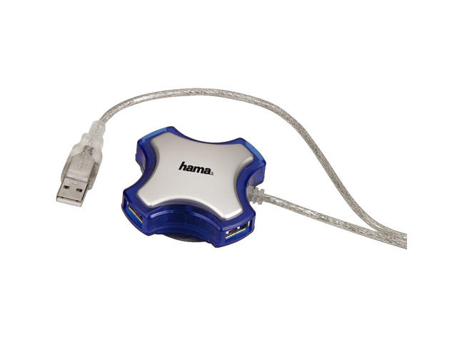 Джаджи Hama USB 4-портов хъб, 2.0