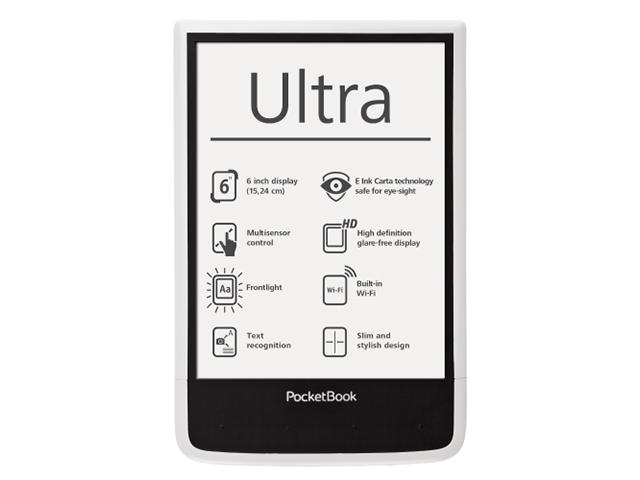 E-reader Pocketbook Ultra PB650, в бяло