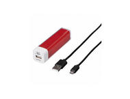 Външни батерии Hama 2600 mAh, червена