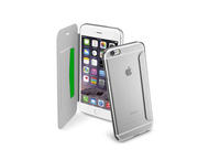 Калъфи Cellular line  iPhone 6 Plus ClearBook калъф, прозрачно-сребрист