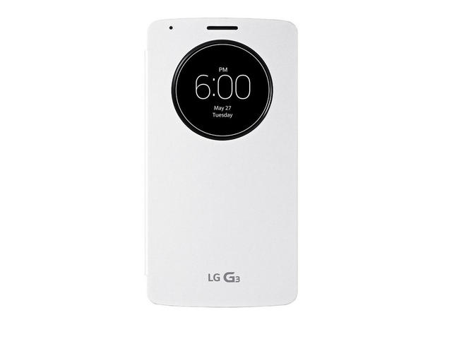 Калъфи LG QuickCircle Case за LG G3, в бяло