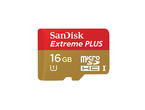 Карти памет 16GB microSD SanDisk Extreme Plus Class 10