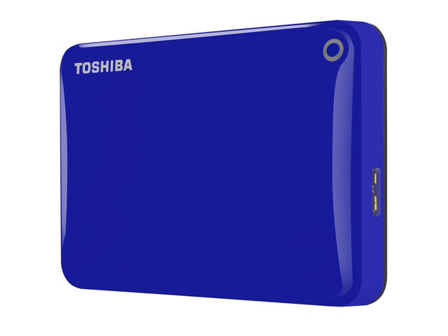 Външни HDD 1TB Toshiba Canvio Connect II, син