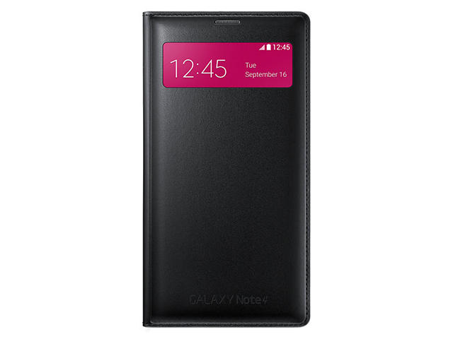 Калъфи Samsung S View Wallet за Galaxy Note 4 N910, в черно