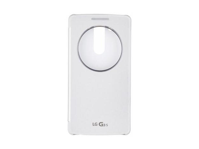 Калъфи LG QuickCircle Case за LG G3s, в бяло
