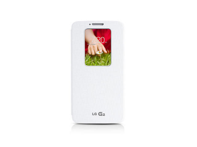 Калъфи LG Quick Window Cover за G2, в бяло