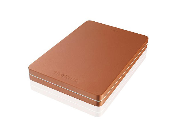 Външни HDD 500GB Toshiba Canvio ALU 3S, в червено