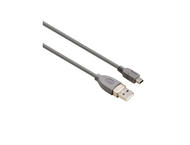 Кабели и Адаптери Hama mini USB 2.0 кабел, екраниран, сив, 0.25 м