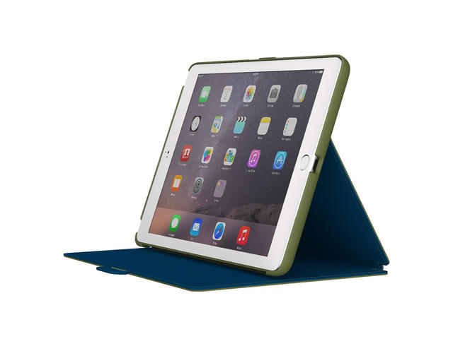 Калъфи за таблети Speck iPad Air 2 StyleFolio, Moss Green / DeepSea Blue