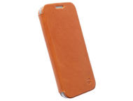 Калъфи Krusell Kiruna FlipCover за Samsung Galaxy S6, S6 Edge, кафяв