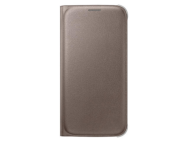 Калъфи Samsung Flip Wallet за Samsung Galaxy S6, в златисто