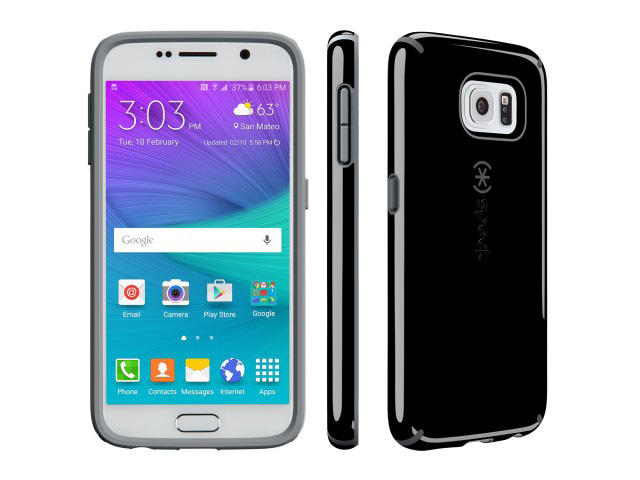 Калъфи Speck CandyShell за Galaxy S6, сиво-черен