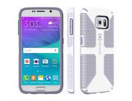 Калъфи Speck CandyShell Grip за Galaxy S6, бяло-виолетов