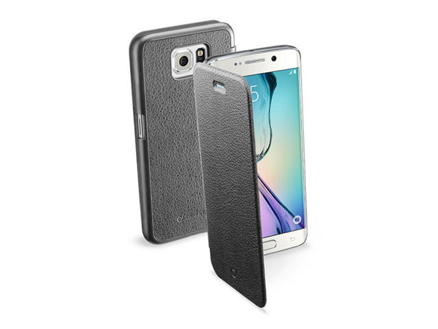 Калъфи Cellular Line Book Essential за Samsung Galaxy S6 Edge черен