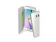 Калъфи Cellular line ClearBook за Samsung Galaxy S6 Edge, прозрачен-бял