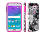Калъфи Speck CandyShell Inked за Galaxy S6, Vintage Bouquet Grey/Shocking Pink