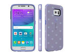 Калъфи Speck CandyShell Inked за Galaxy S6, Stripe Polka Heather/Wisteria Purple