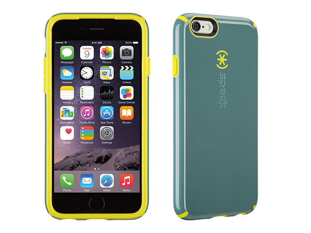 Калъфи Speck CandyShell за iPhone 6, Charcoal Grey/Antifreeze Yellow