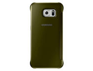 Калъфи Samsung Galaxy S6 Clear View Cover, в златисто