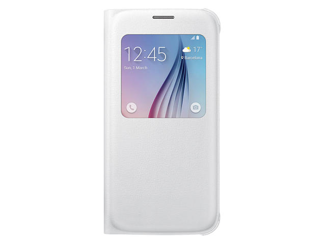 Калъфи Samsung S View Cover за Samsung Galaxy S6, бял
