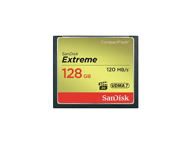 Карти памет 128GB CompactFlash SanDisk Extreme Class 4
