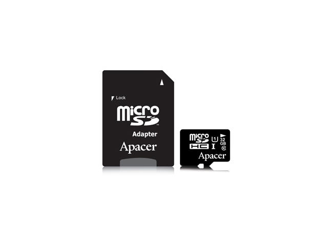 Карти памет 32GB microSDHC карта Apacer Class 10