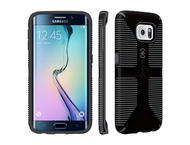 Калъфи Speck CandyShell Grip за Galaxy S6 Edge, Black/Slate Grey