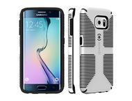 Калъфи Speck CandyShell Grip за Galaxy S6 Edge, White/Black
