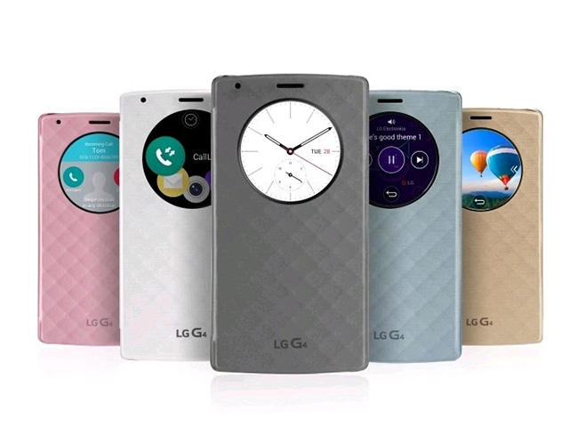 Калъфи LG QuickCircle Case за LG G4, в сиво
