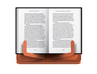 Стойки за мобилни устройства The Travel Book Rest, в оранжево