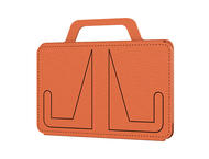 Стойки за мобилни устройства The Travel Book Rest, в оранжево