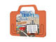 Стойки за мобилни устройства The Travel Book Rest, в оранжево