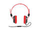 Слушалки Modecom MC-400 Circuit, черно-червени