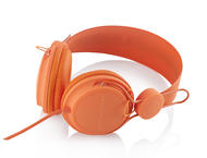 Слушалки Modecom MC-400 FRUITY, оранжеви