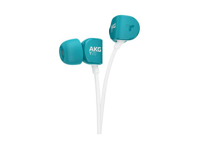 Слушалки AKG Y20U, в бяло-синьо