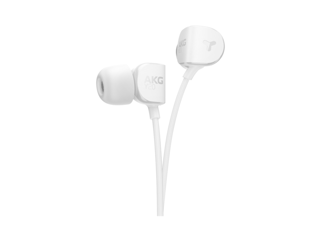 Слушалки AKG Y20, в бяло