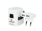 Зарядни устройства Skross универсален адаптер World Pro+USB