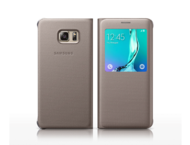 Калъфи Samsung S View Cover за Samsung Galaxy S6 Edge Plus, златист