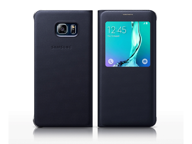 Калъфи Samsung S View Cover за Samsung Galaxy S6 Edge Plus, черен