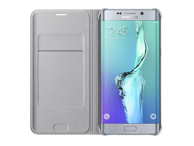 Калъфи Samsung Flip Wallet за Samsung Galaxy S6 Edge Plus,сребрист