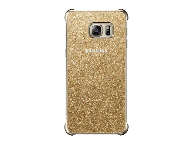 Калъфи Samsung Glitter Cover за Samsung Galaxy S6 Edge Plus, златист